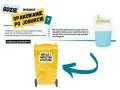 Plastikowe opakowanie po jogurcie wyrzuć do żółtego pojemnika na metale i tworzywa sztuczne. Recyklinguj!