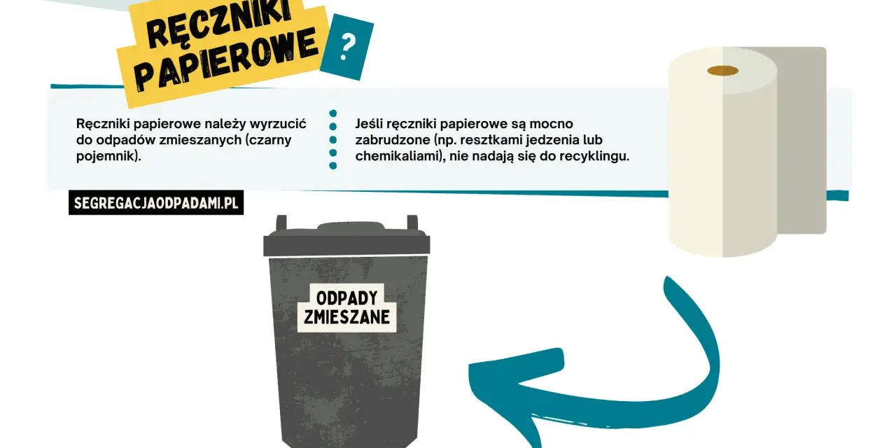 Gdzie wyrzucać ręczniki papierowe? Uniknij błędów segregacji!