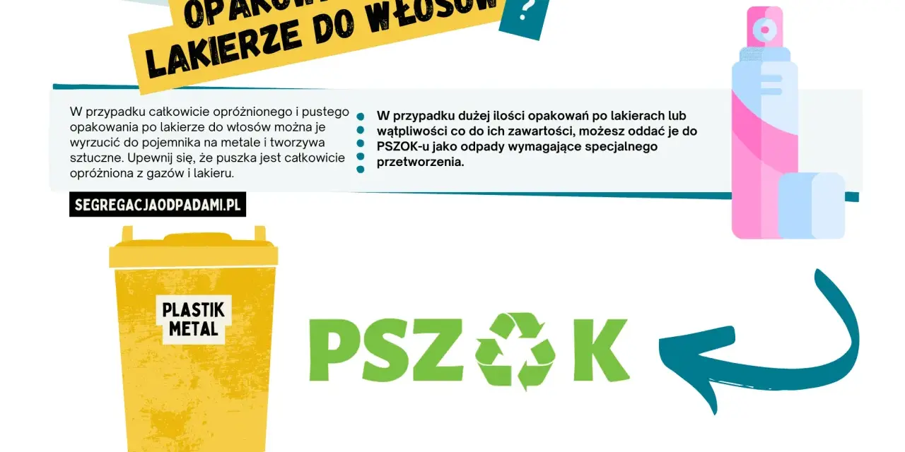Pianka do włosów: Jak wyrzucić bezpiecznie? Żółty kosz czy PSZOK?