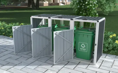 Ogród bez śmieci? Ukryj kosze: DIY, gotowe osłony, prawo