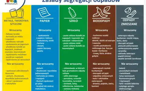 Zasady segregacji odpadów: metale, papier, szkło, bioodpady, odpady zmieszane. Czy trzeba płacić za śmieci jak się nie mieszka? Dowiedz się, co wrzucać do poszczególnych pojemników.