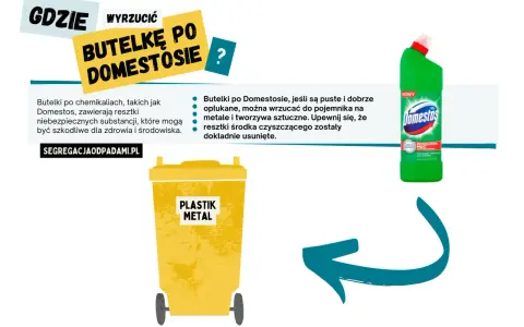 Gdzie wyrzucić butelkę po Domestosie? Oto pewna odpowiedź!