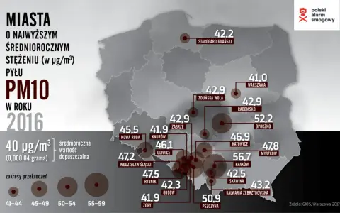 Najbardziej zanieczyszczone miasta w Polsce: Czy oddychasz trucizną?