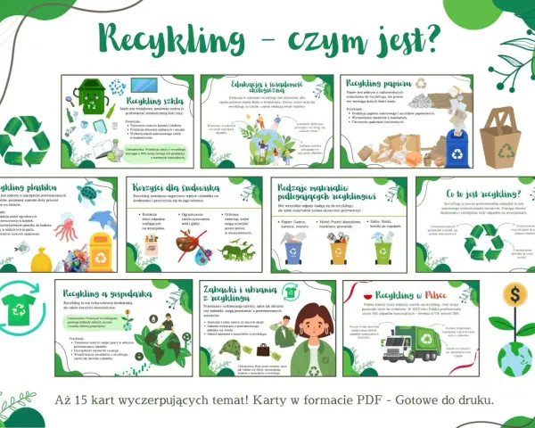Plakaty o recyklingu: Skuteczne pomysły i darmowe szablony