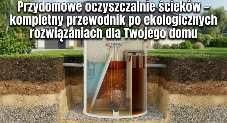 Przydomowa oczyszczalnia ścieków: Koszty, które zwrócą się w 3 lata?