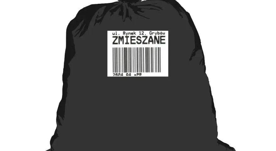 Śmieci zmieszane: czarny worek. Co wrzucać, by nie płacić kar?