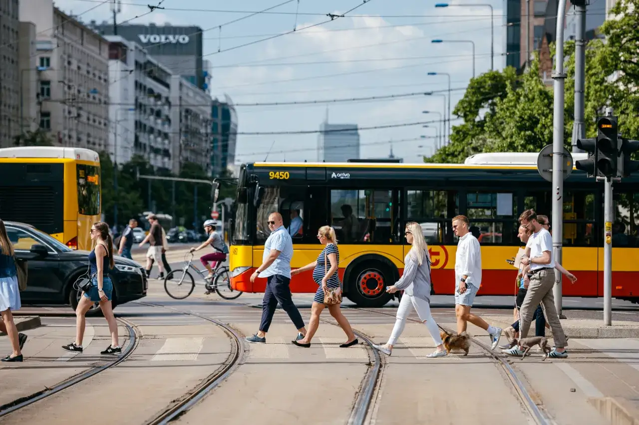 Transport publiczny i rower w mieście